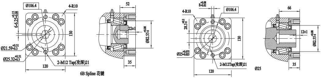 WE21回轉(zhuǎn)驅(qū)動圖紙