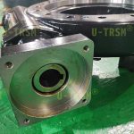 豎直安裝使用的SE17蝸輪蝸桿回轉驅動